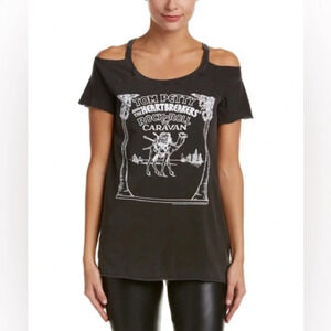 Chaser Tom Petty and the Heartbreakers 1987 Tour Cold Shoulder T-Shirt Sz M USA